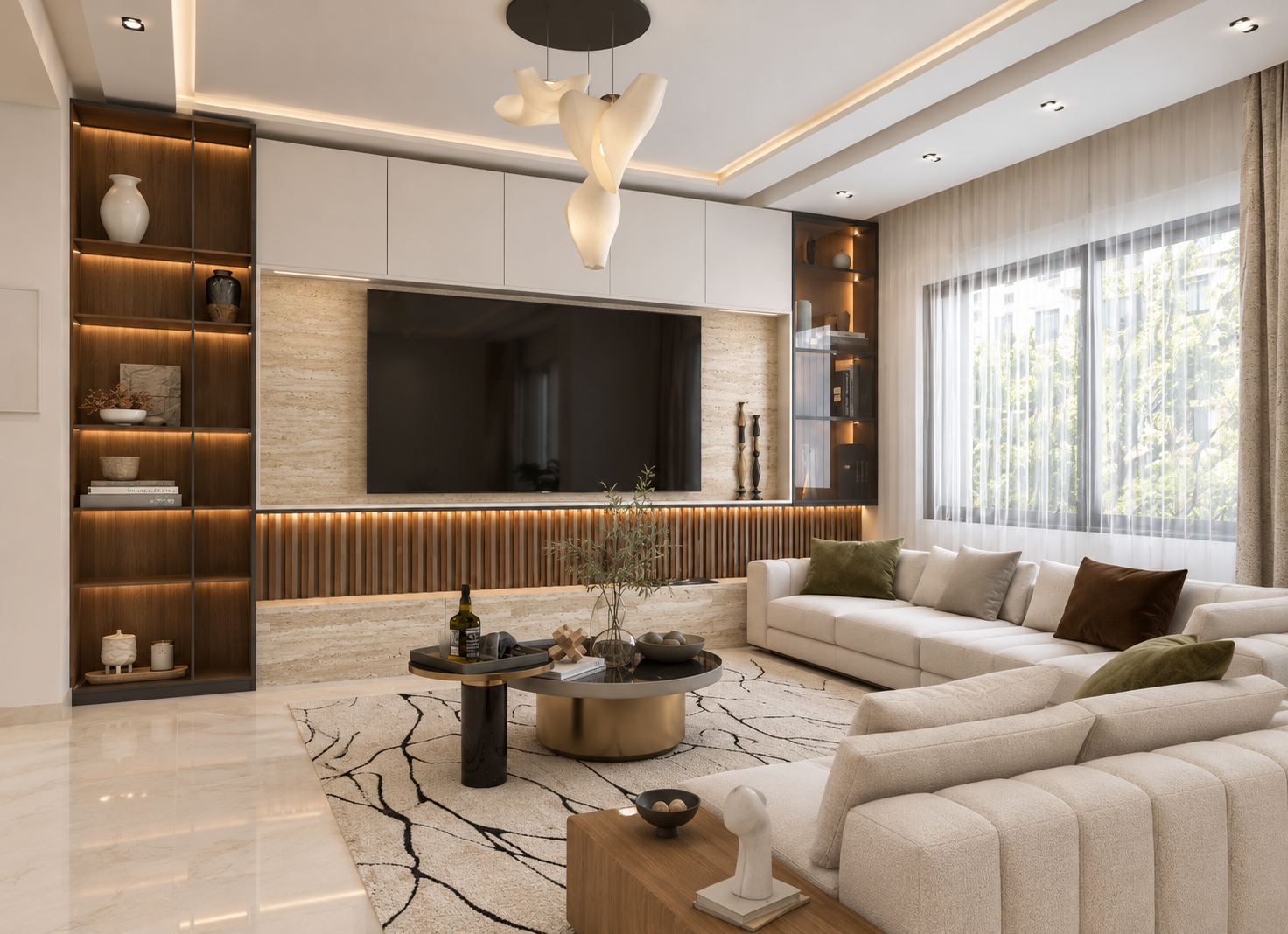 Conception et aménagement d’un espace de vie - Apt Kelibia - ALEM DESIGN