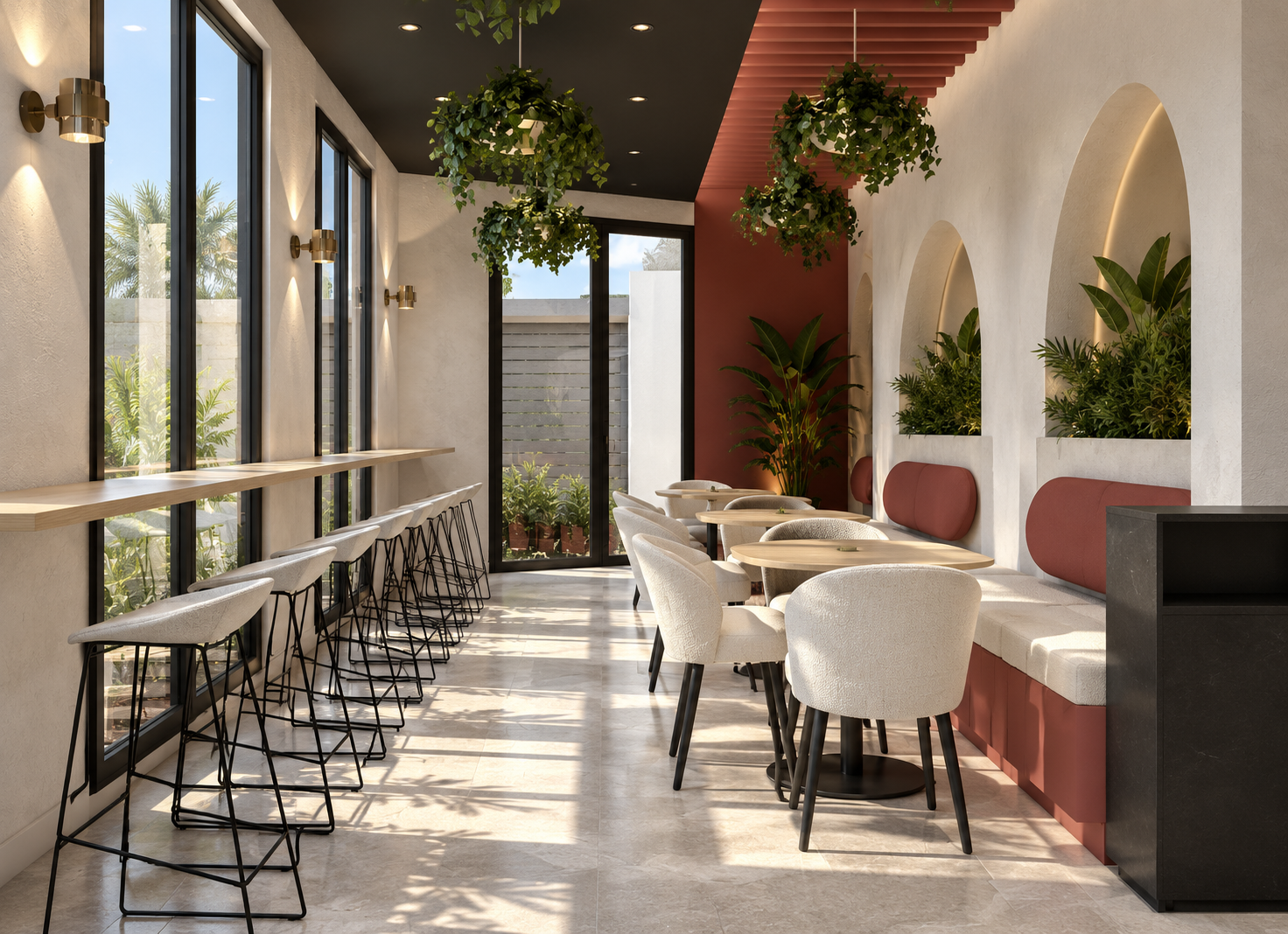 Extension d’une terrasse d’un restaurant libanais - ALEM DESIGN